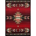 Home Dynamix Home Dynamix 769924039984 5 ft. 2 in. x 7 ft. 4 in. Premium Sagrada Area Geometric Rug - Black 769924039984